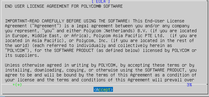EULA acceptance page
